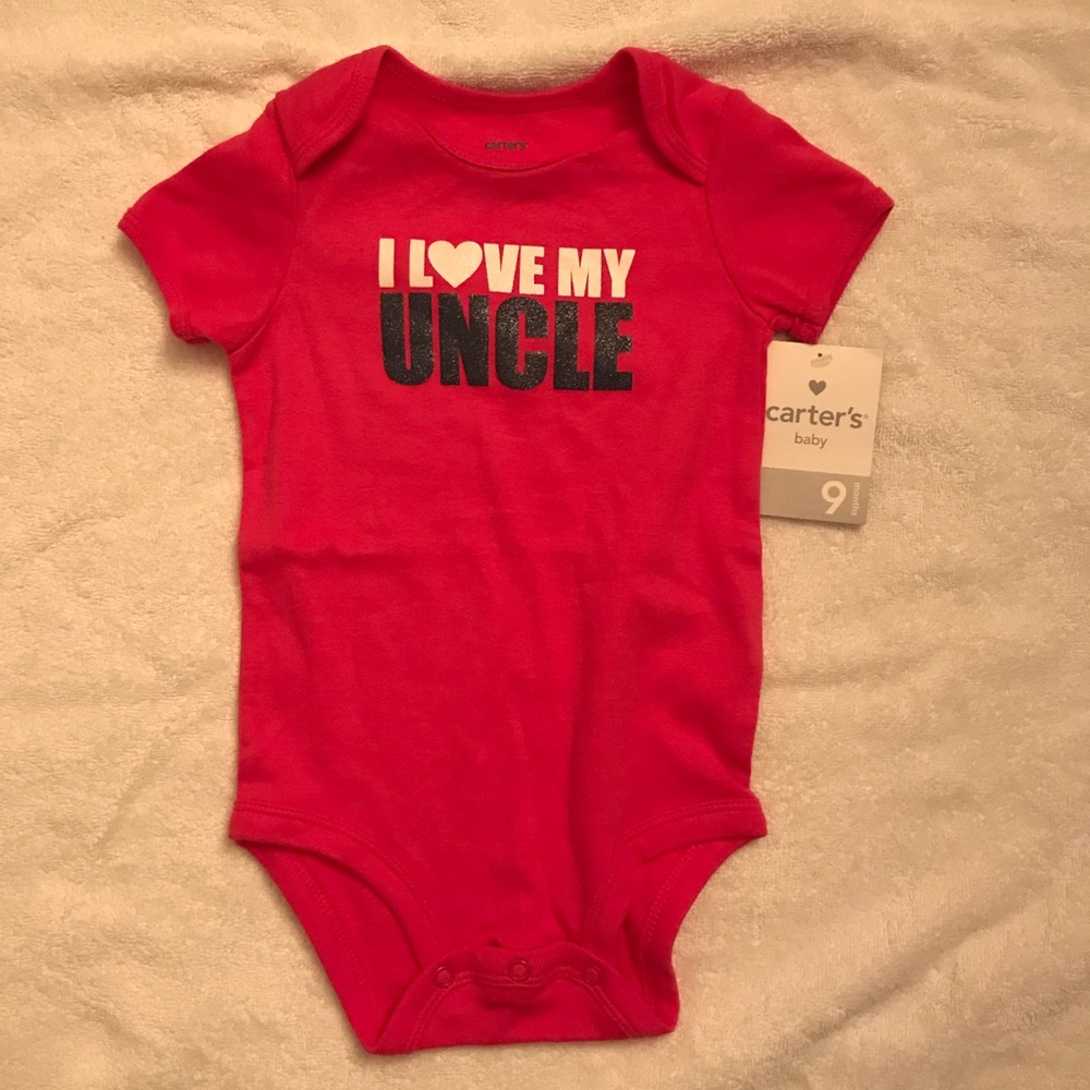 NWT - “I love my uncle” onesie.
